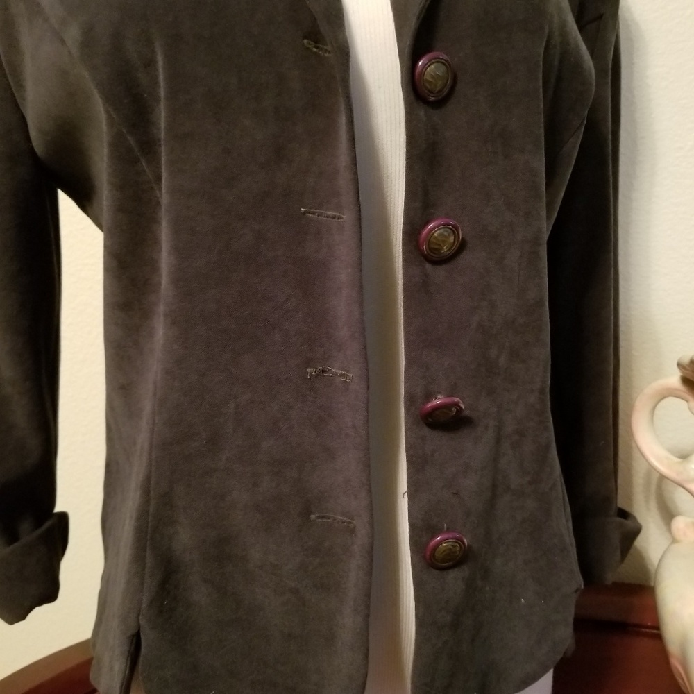 Blazer - Deep Forest Green View 3